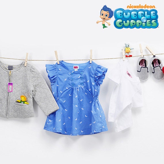 Bubble Guppies Grande étiquette De Sac étanche Personnalisée