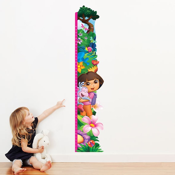 Dora the Explorer™ Personalized Growth Chart Decals for Kids