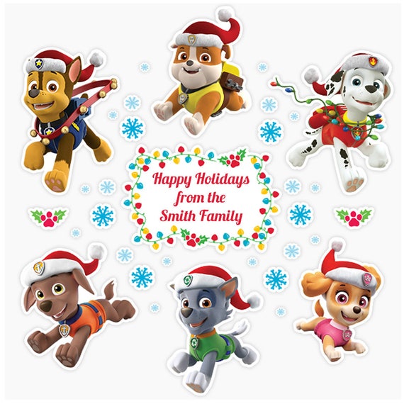 Children's stickers zuma the paw patrol