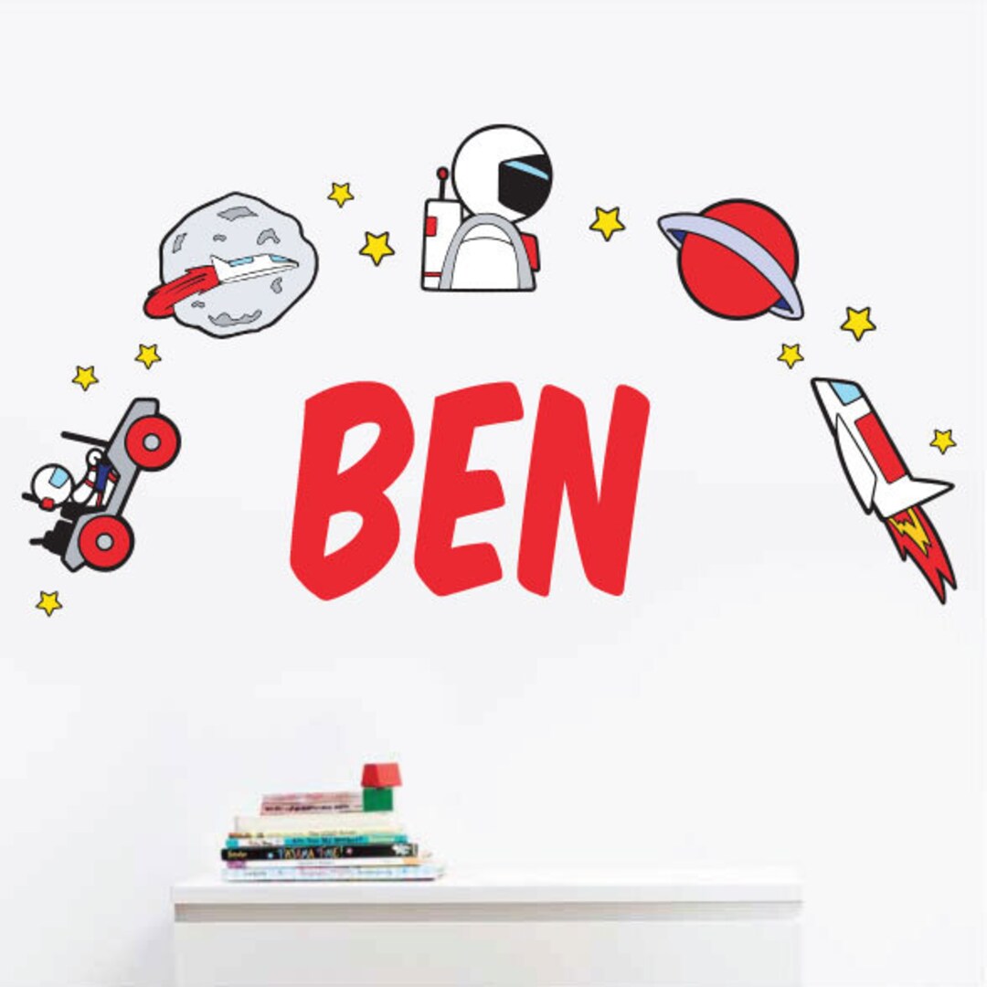 Personalized Name Wall Decals for Kids Bedroom Walls and Playrooms - Etsy