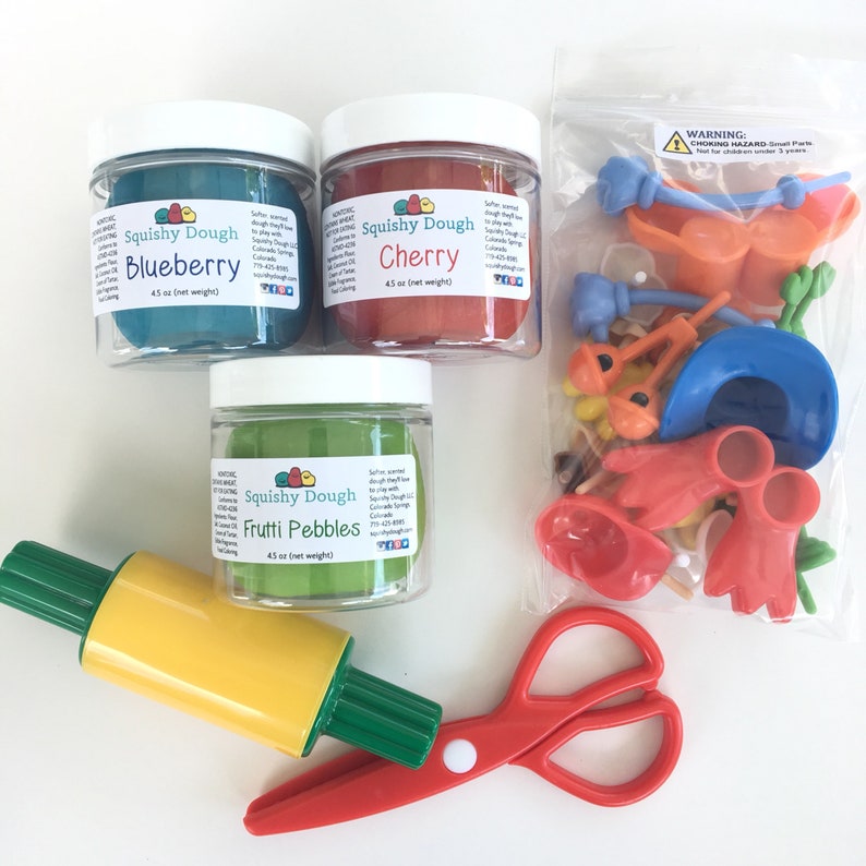 Mr Squishy Head Play Dough Kit Scented Play doh Squishy Etsy