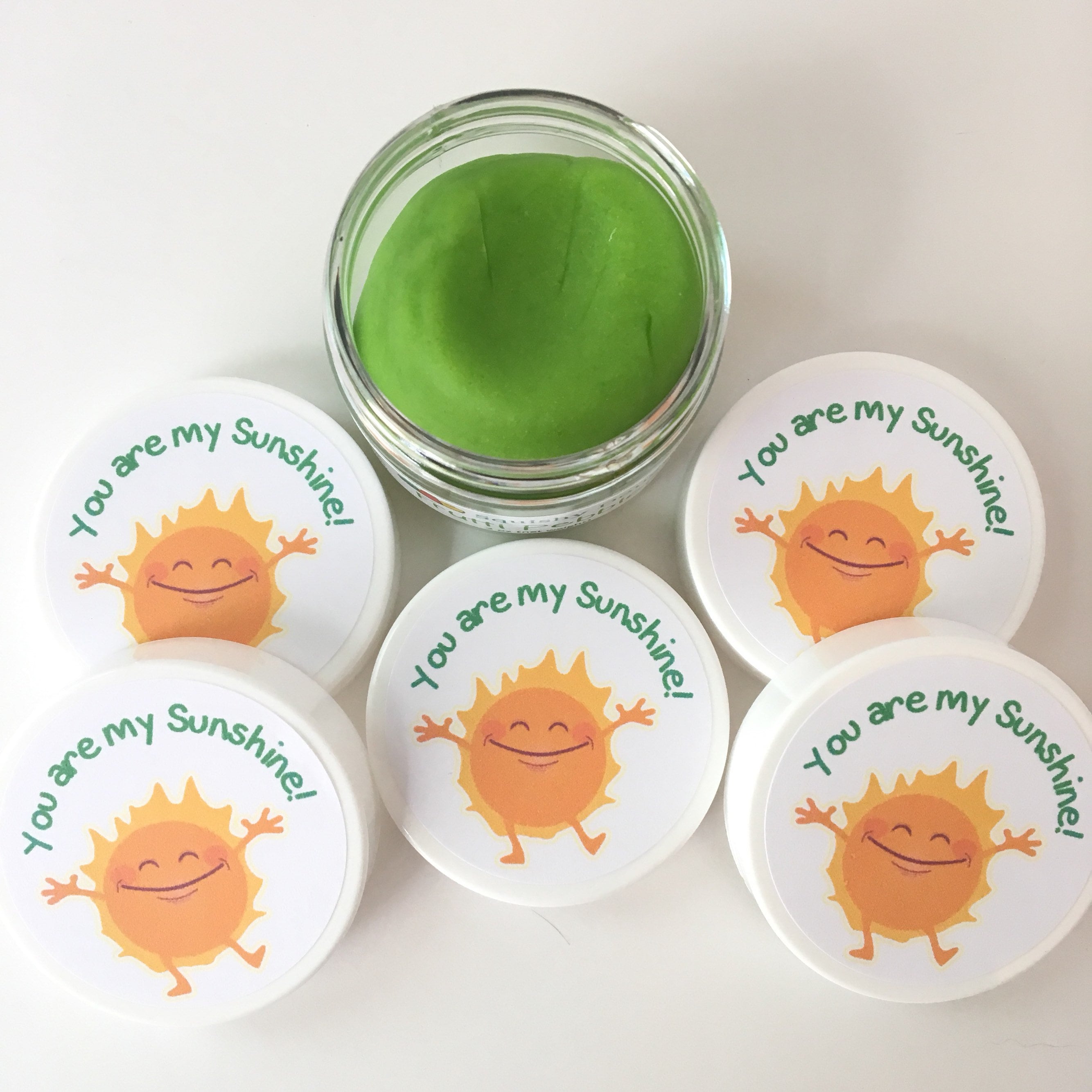 You Are My Sunshine Birthday Party Favors Play Dough Sensory