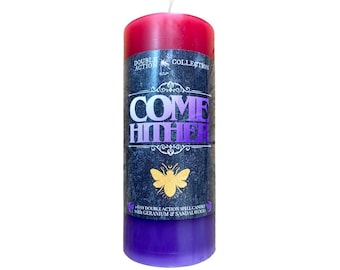 Come Hither Spell Candle - 2x4 Double Action Candle for Sex Candle Magic - Spells & Witchcraft for Romance, Sensuality, and Passion
