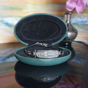Vintage ägyptisches Silberarmband, Silbernes ägyptisches Armband, Männer Silberarmband, Silber 950, unisex Armband, Geschenkidee für Ihn, 290