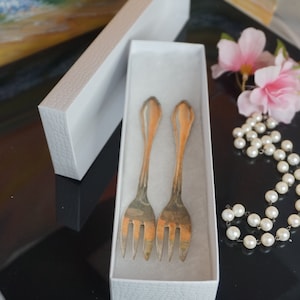 Antique forks, silver forks, Silver Pastry Forks, English silver forks, table ware, Stamped 800,GR, B2.38