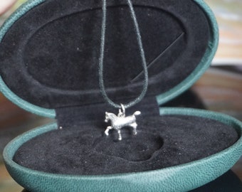 Sterling Silver horse Pendant , vintage horse Charm, good luck gift, unisex gift, horse lovers girt idea, Norse charm,horse pendant, 291
