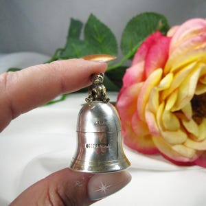 Vintage Sterling Silver 1st Tooth Bear Keepsake Locket, TB63