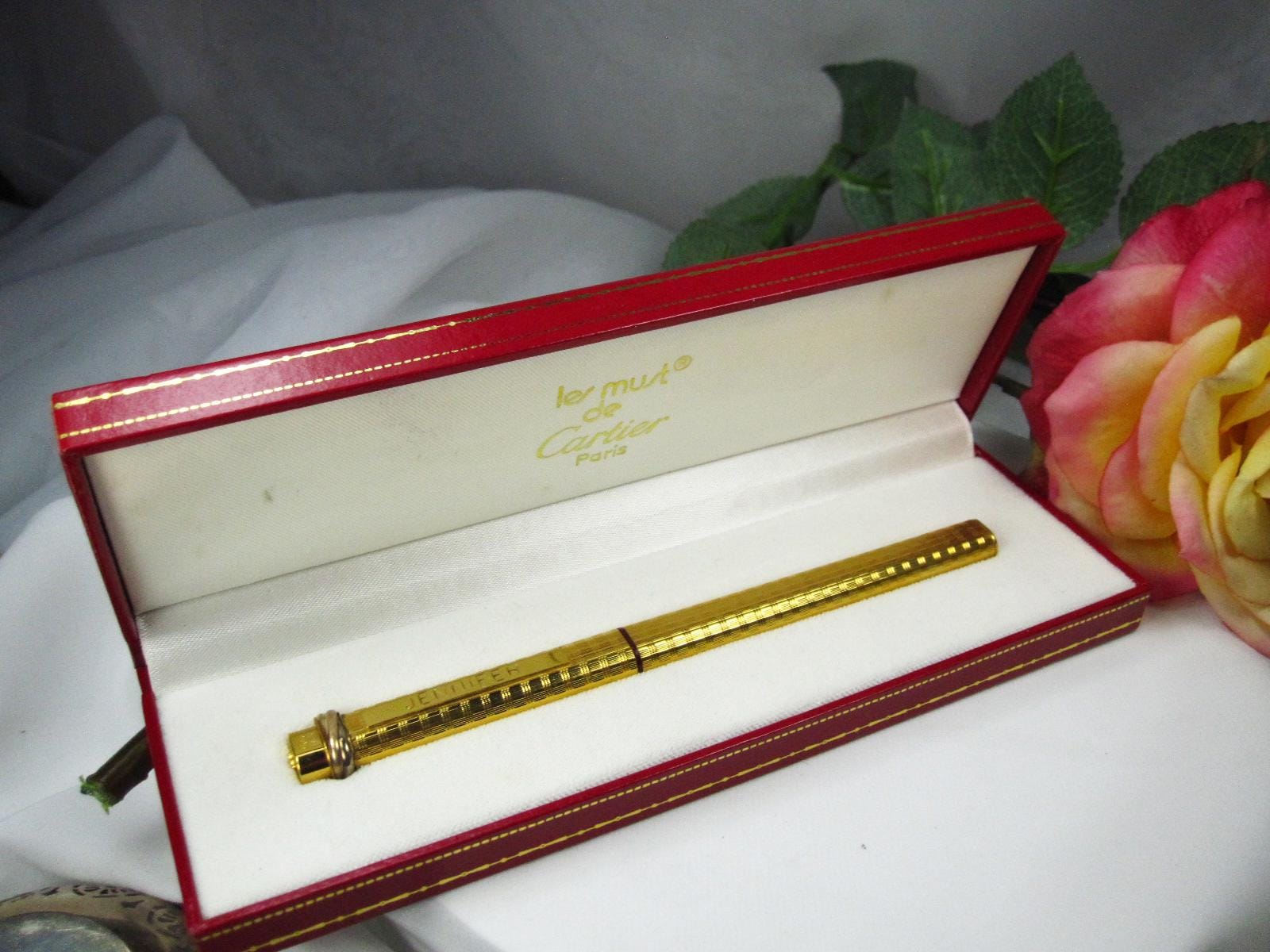 Original Vintage Must De Cartier Gold-plated Fountain-pen, TB79 - Etsy