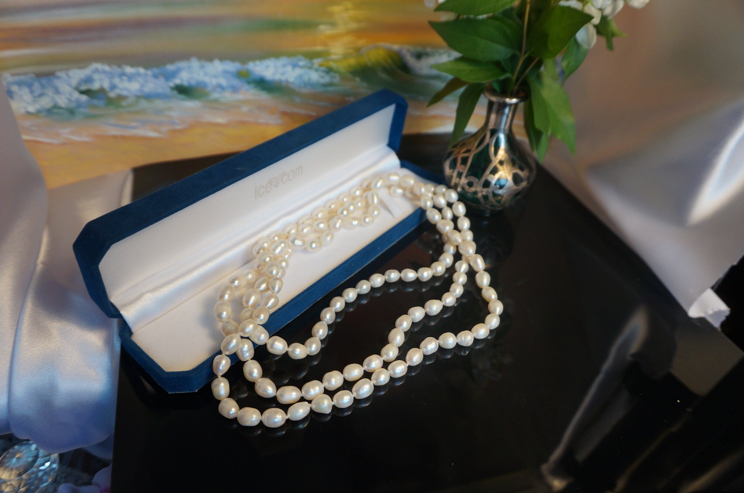 Baroque Freshwater White Pearls Genuine Baroque Pearl 