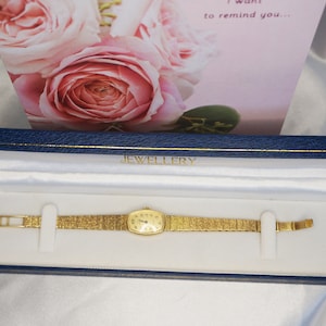 Vintage Omega Gold watch, Rare 18K Yellow Gold OMEGA DE VILLE Swiss Made Wrist Watch, Omega gold wrist watch for women 1969, S 15
