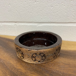 Laholm Sweden Pottery Dish or Catchall, Mid Century Modern Bowl