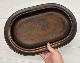 Arabia Finland Ruska Large Oval Platter, Ulla Procope Design
