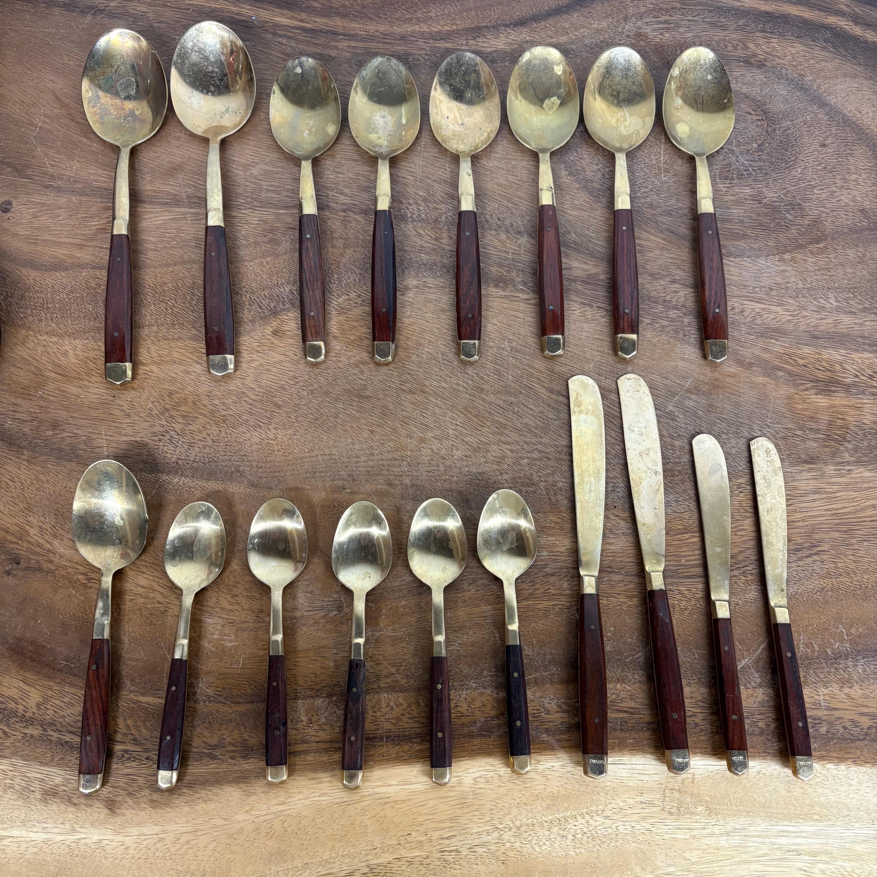 Thai Brass Cutlery - Etsy
