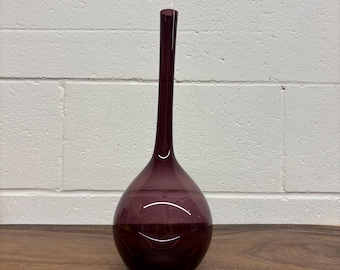 Arthur Percy Glass Vase, Gullaskruf Sweden, Swedish Art Glass