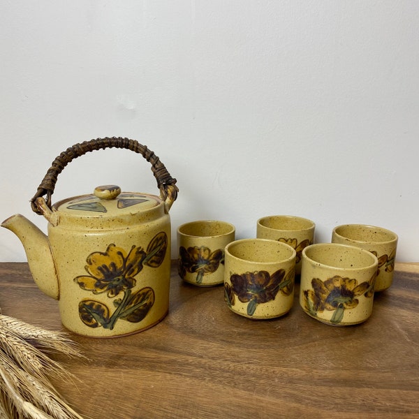 Stoneware Tea Set Etsy