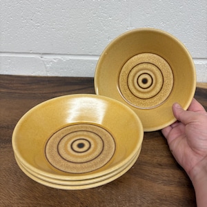 Set of 60’s Crown Lynn Earthstone Sandown Bowls New Zealand