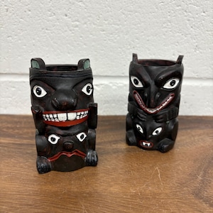 Souvenir d&#39;arte totemica vintage Haida