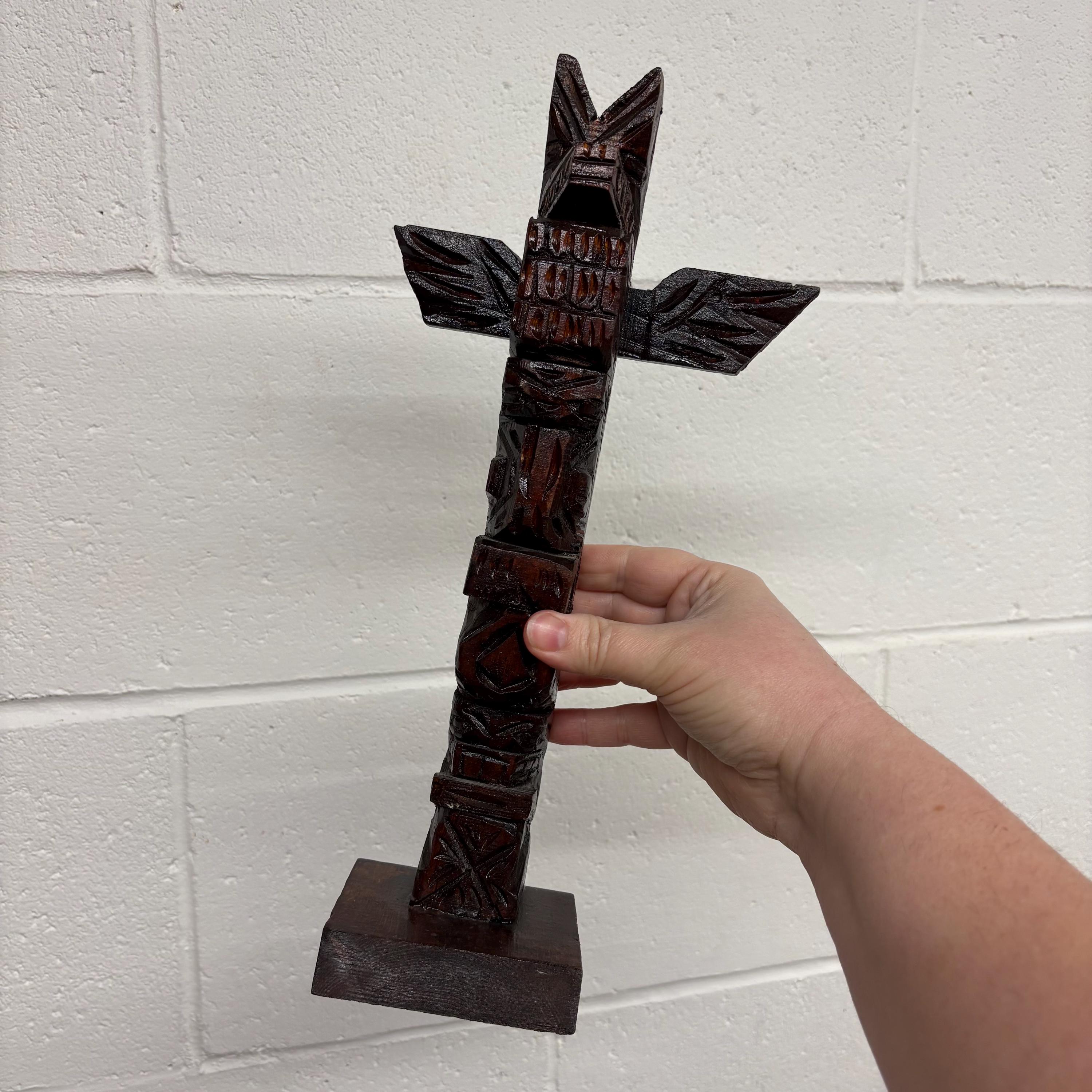 Native american totem carved wood - Etsy 日本