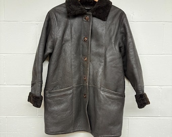 Women’s Black Shearling Coat