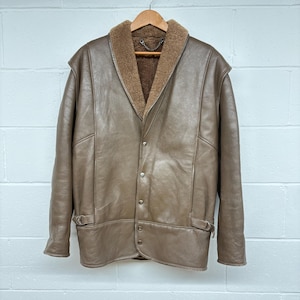Women’s 70’s Brown Shearling Lambskin Style Jacket