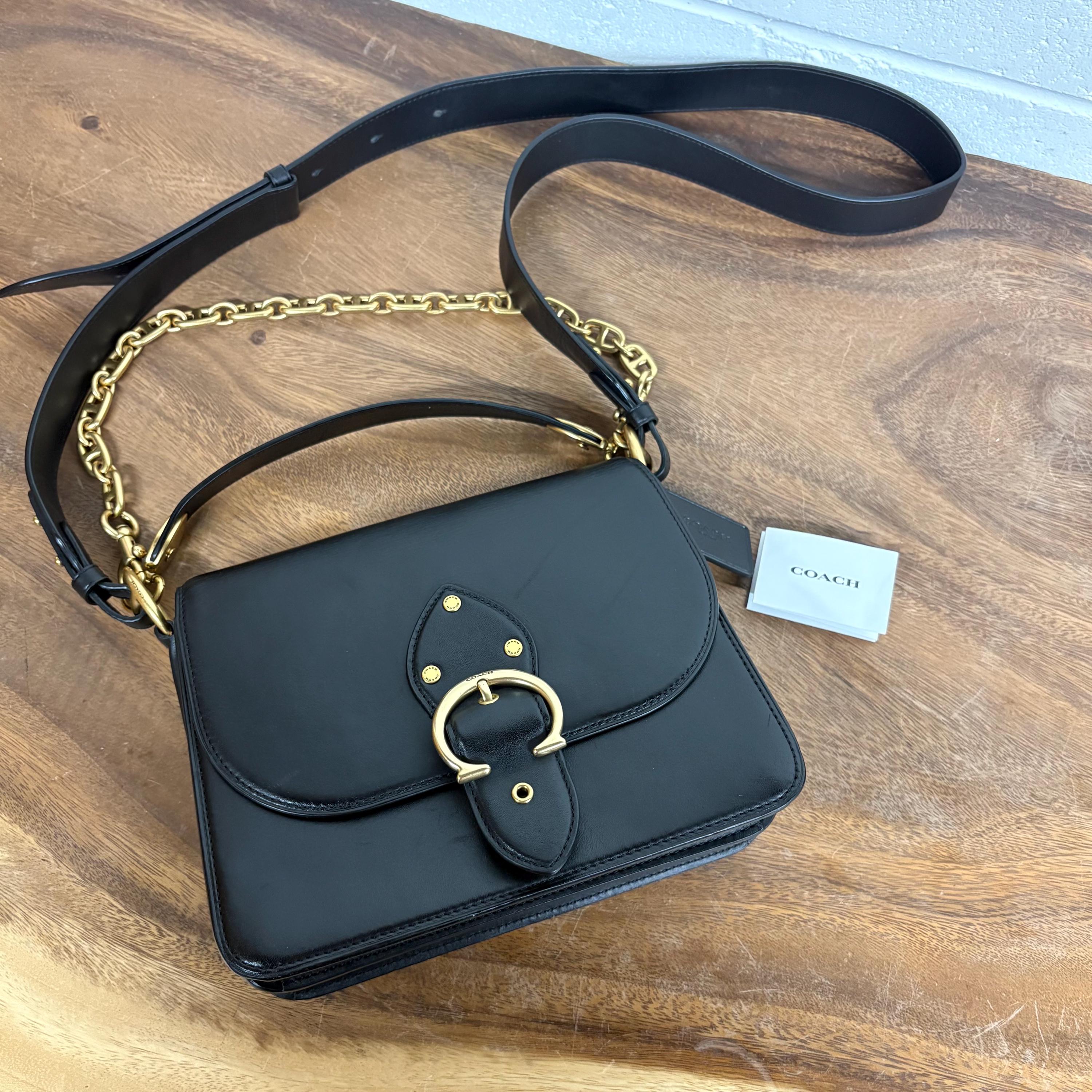 Coach Gloved Tanned Leather Handbag - Etsy