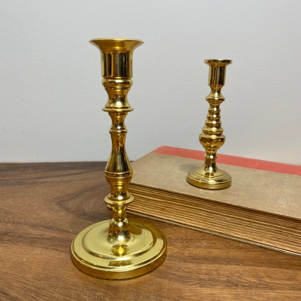Baldwin Brass Candlesticks Etsy