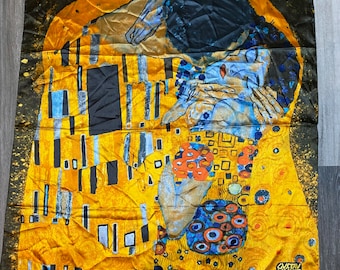 Gustav Klimt The Kiss Printed Scarf