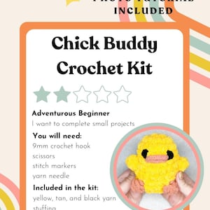 Chick Buddy Beginner Crochet Kit