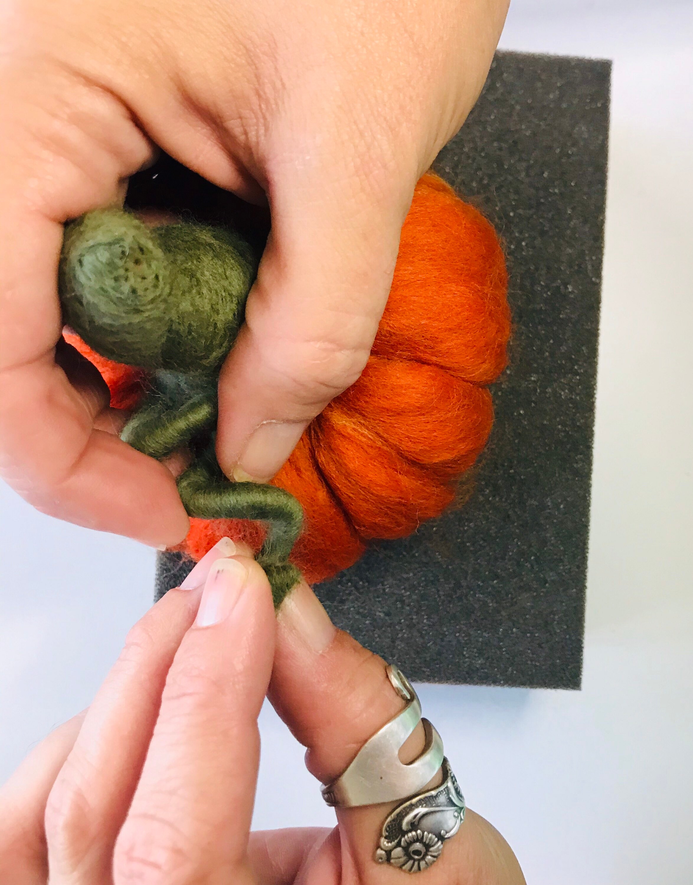 Digital PDF Needle Felt Mini Fall Pumpkin Tutorial/pattern Etsy