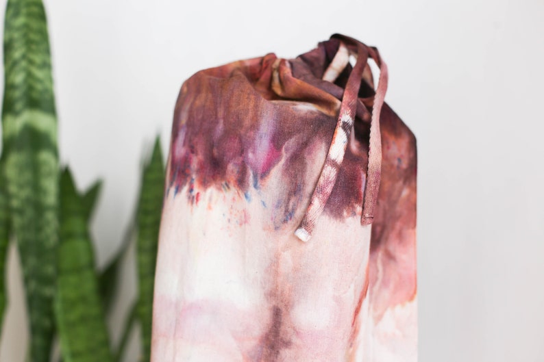 Hand Dyed Bag Hand Dye Yoga Bag Yoga Mat Bag OAK Dyed Yoga Bag Pilates Bag Yoga Mat Carrier Yoga Yoga Bag Strap Yoga Bag Pocket