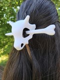 Retro Skull Hair Pin - Slide Fashion Accessory Gaming