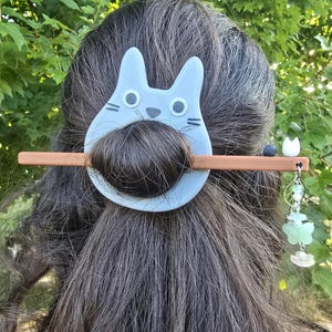 Anime Cat 3D Printed Hair Pin