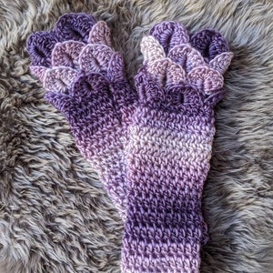 Mitaines en écailles de dragon ~ Poignets ~ Gants pour textos ~ Mitaines ~ Fantasy ~ drachenschuppen