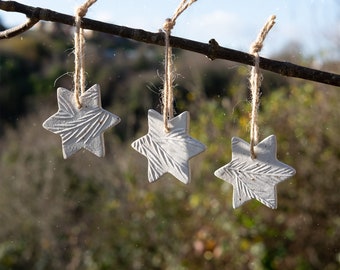 Mini Star Decorations, Set of Three