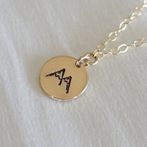 Mountain Necklace • Hiking Jewelry • Dainty Nature Jewelry • Sterling Silver or Gold-Fill • Minimalist Necklace • Everyday Disk Necklace