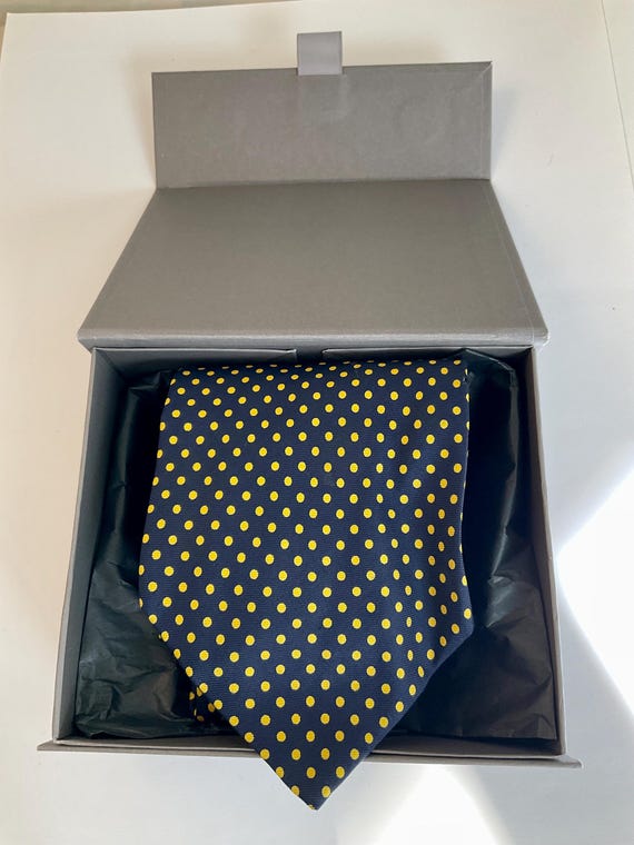 ヴィンテージ イヴ サンローラン スポッティ デザイナー シルク