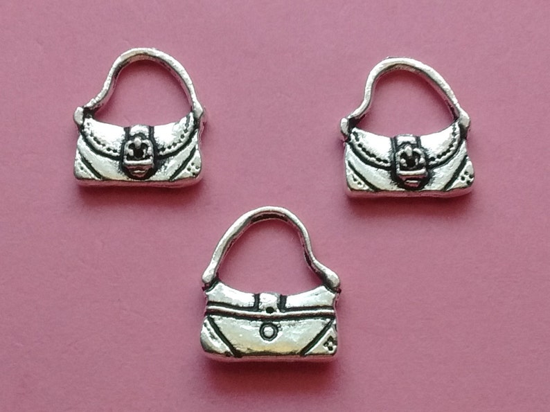 silver handbag charms