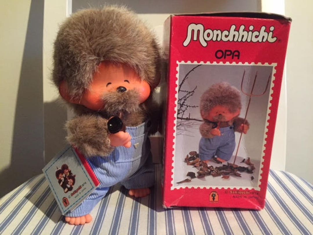 Vintage Sekiguchi OPA Grandpa of MONCHICHI Monchhichi,original