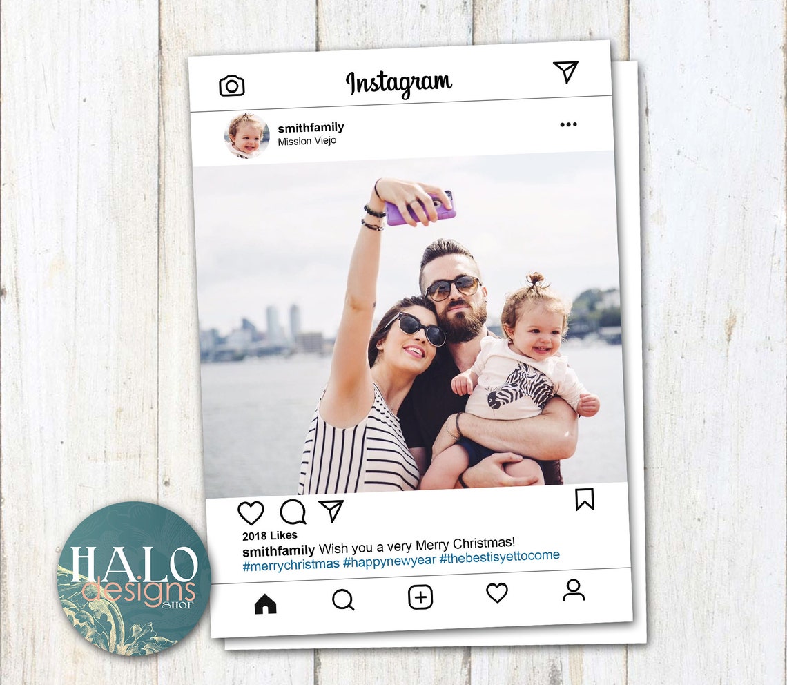 Instagram Christmas Card 