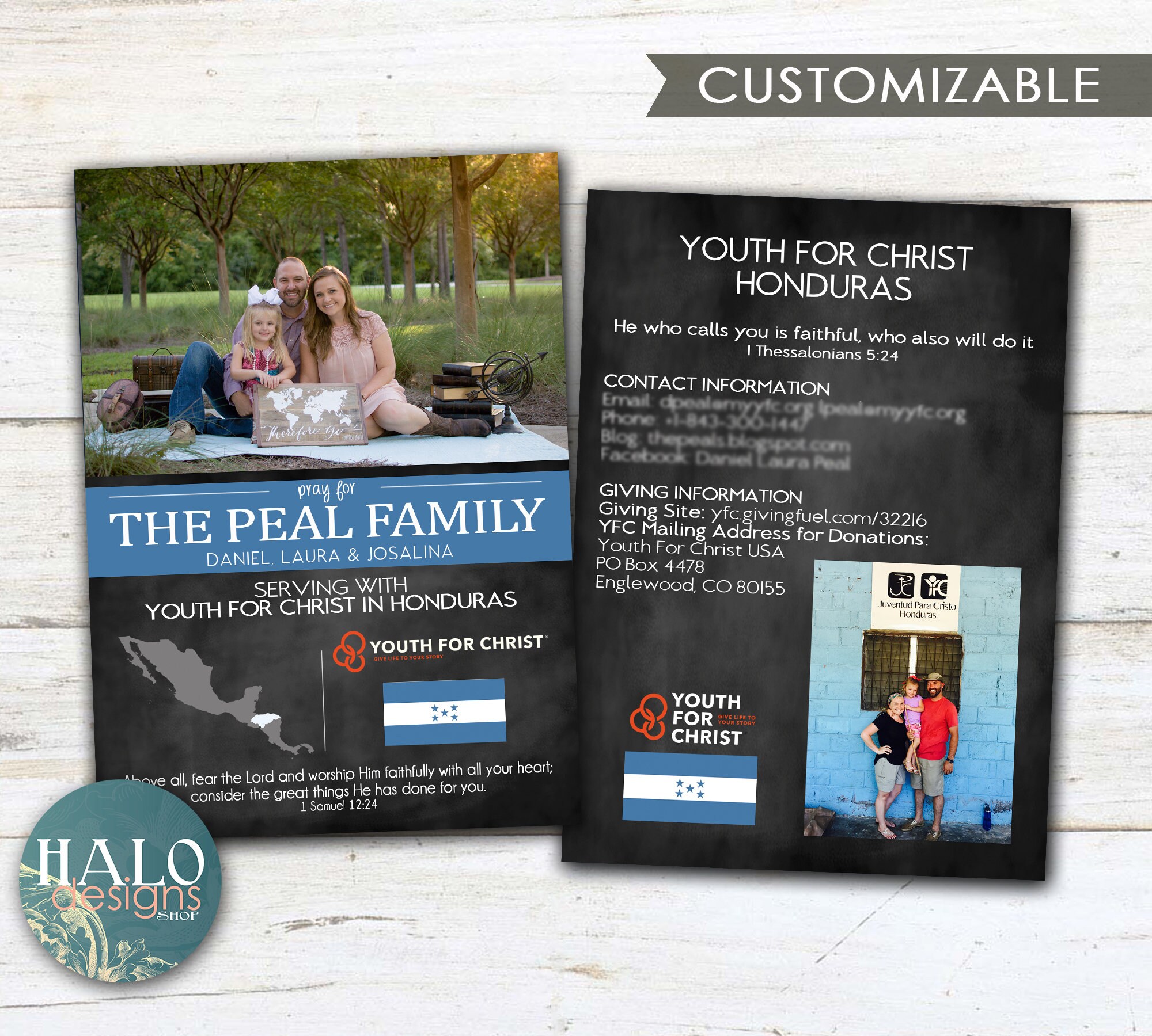 Custom Missionary Prayer Card, Christian Support Cards - Etsy