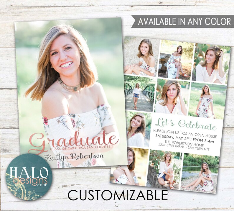 College Cheap Graduation Card Graduation Invitation High School