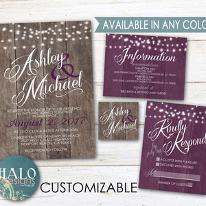 Rustic Wedding,Save The Date,wedding Invitations,Postcard,wedding card,wedding invitation template,Romantic Wedding,green,blue,marsala,wood image 3