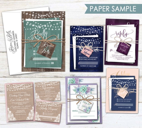 INVITATION SAMPLE Etsy