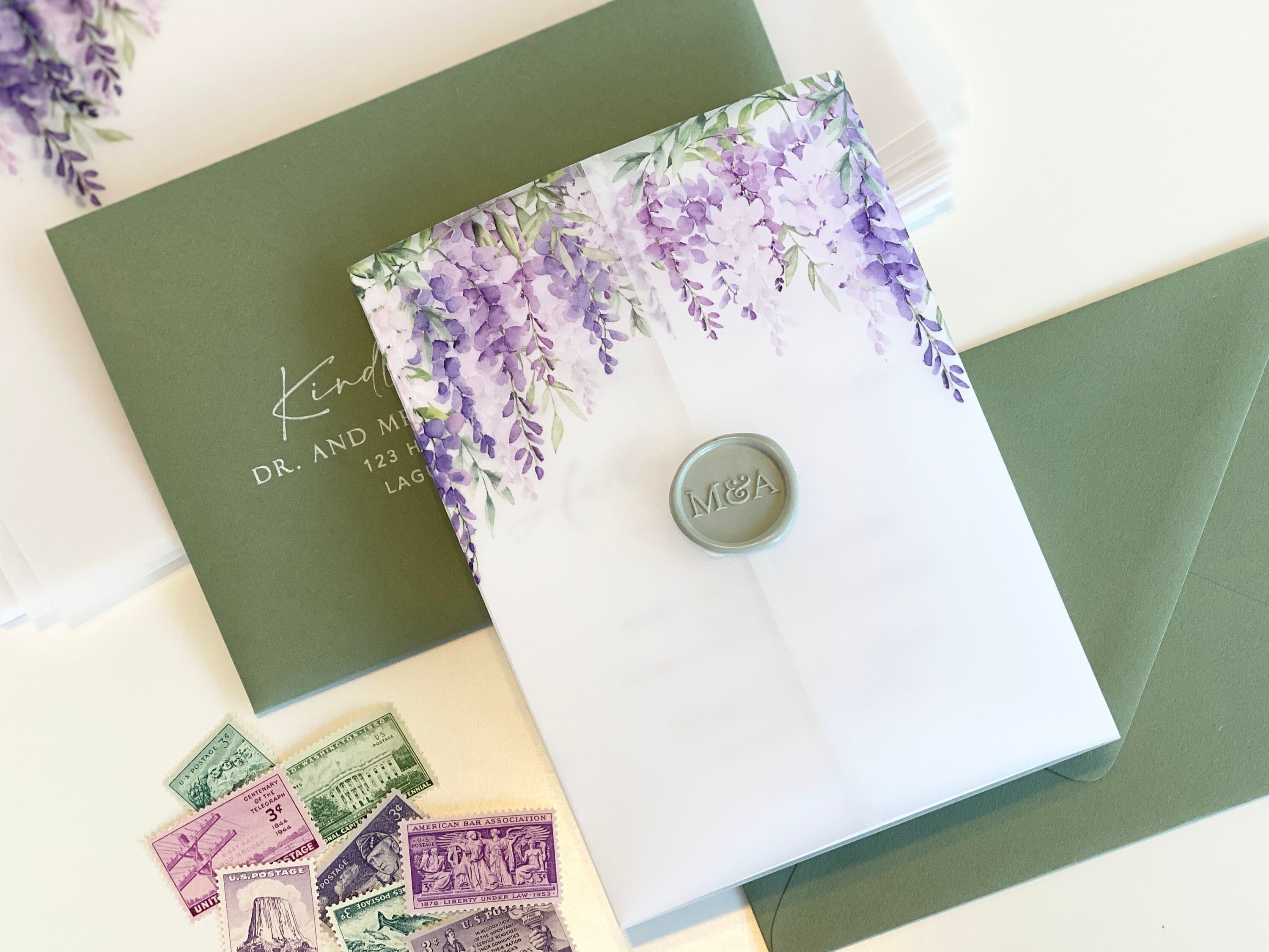 OIAGLH Valentine's Day Wax Seal Stamp Set,Vintage Wax Envelope Seal Stamp  Kit For Wedding Invitation Valentine's Day Arts Craft 