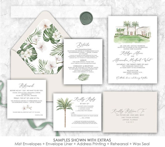 21 Personalized Wedding Stationery Tools For DIY Brides! - Praise Wedding