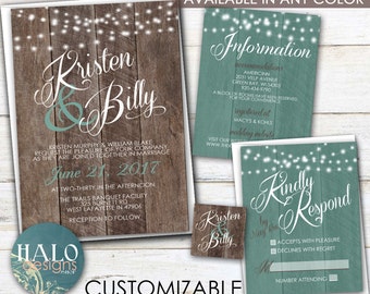Rustic Wedding,Save The Date,wedding Invitations,Postcard,wedding card,wedding invitation template,Romantic Wedding,green,blue,marsala,wood