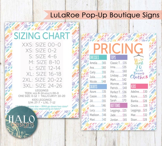 Maxi Size Chart Llr