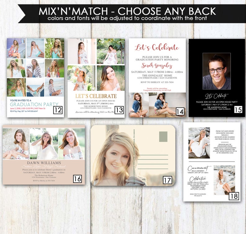 College Cheap Graduation Card Graduation Invitation High School