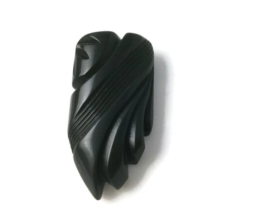 1940's Art Deco Fur Clip Celluloid