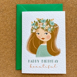 Personalised Birthday Card For Her, Best friend birthday card, Wife birthday card, Daughter Birthday Card, Happy Birthday Card image 1